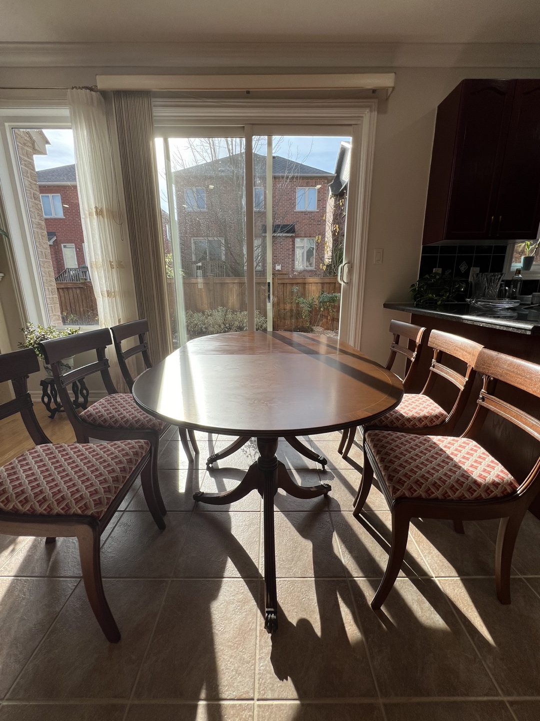 🧡 Oval Dining Table & 6 Chairs Set🪑 - photo 3