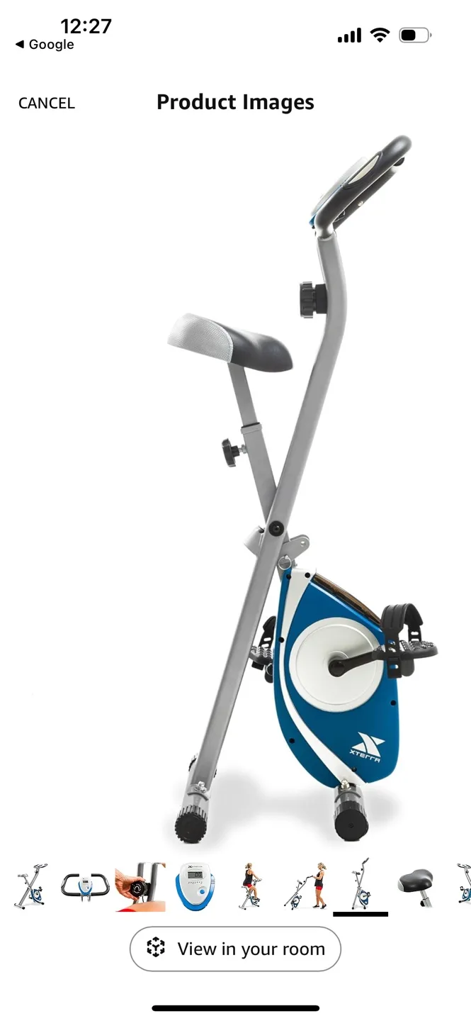 Folding Exercise Bike indoor image indicator(6)