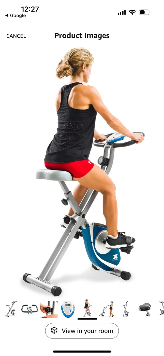 Folding Exercise Bike indoor image indicator(8)