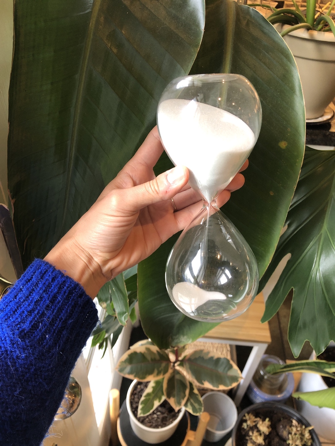 Glass Hourglass