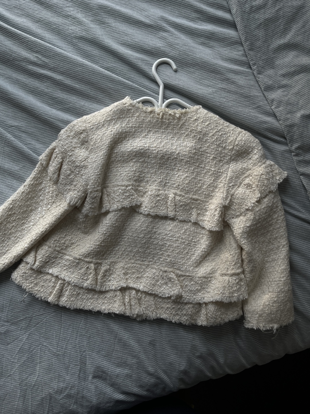 Zara White Tweed Jacket - photo 2