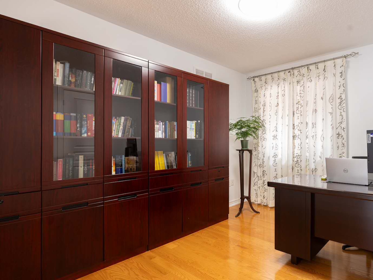 📚2 Large Bookcase with Glass Doors 📖