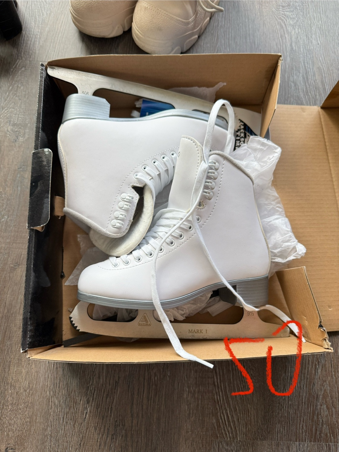 White Figure Skates