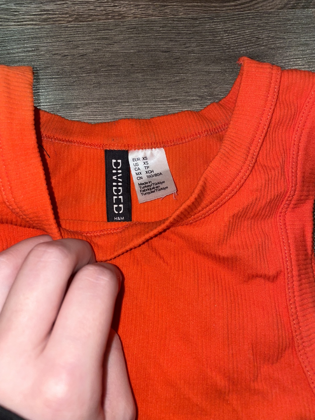 Orange H&M Crop Top - photo 2
