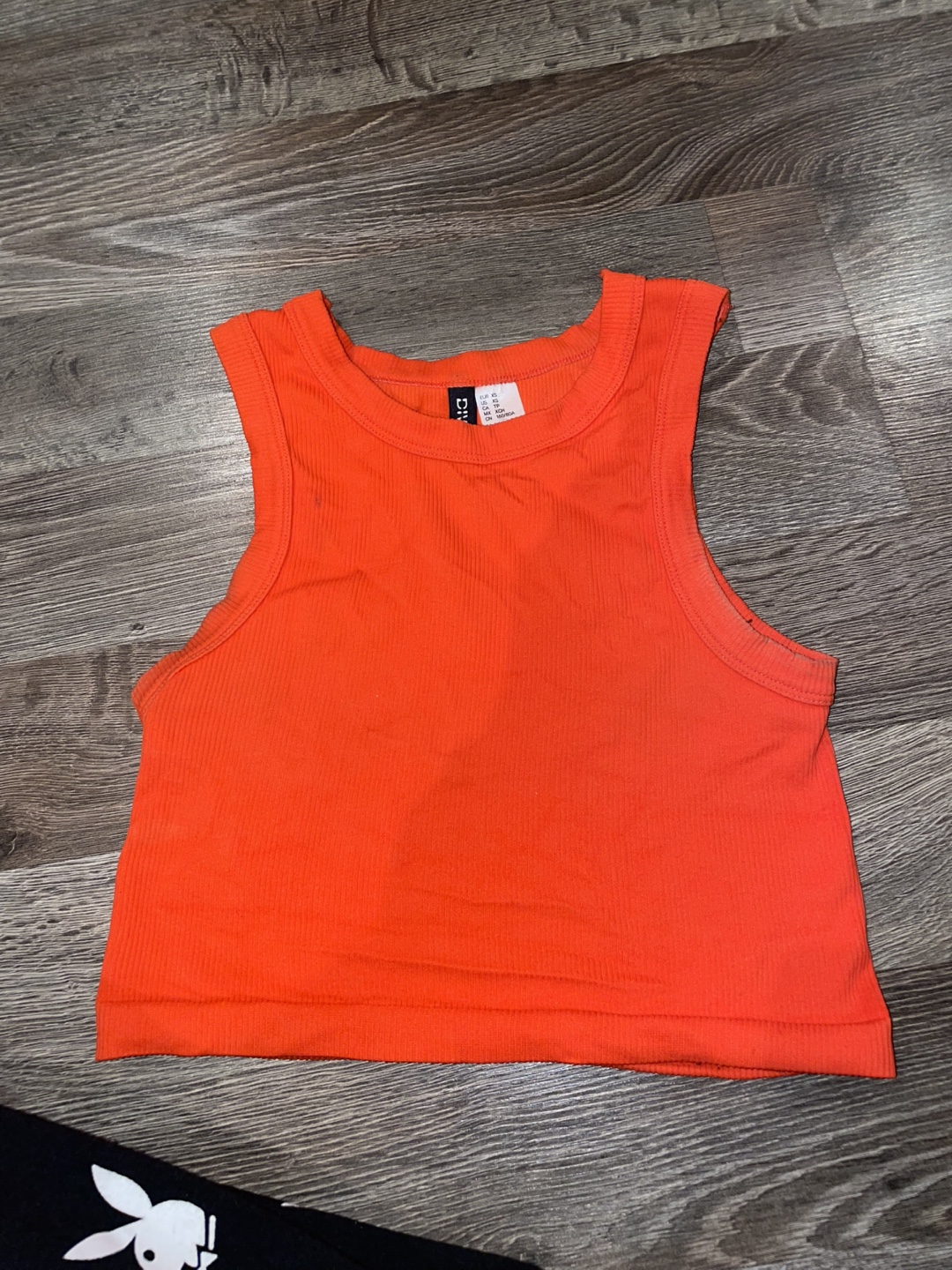 Orange H&M Crop Top