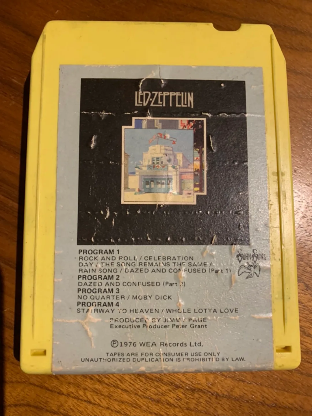 Led Zeppelin - Song Remains the Same 8-track thumbnail