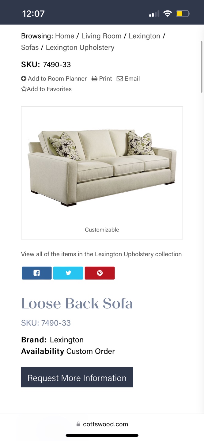 Large tan sofa couch (steam cleaned) *FREE DELIVERY - photo 4