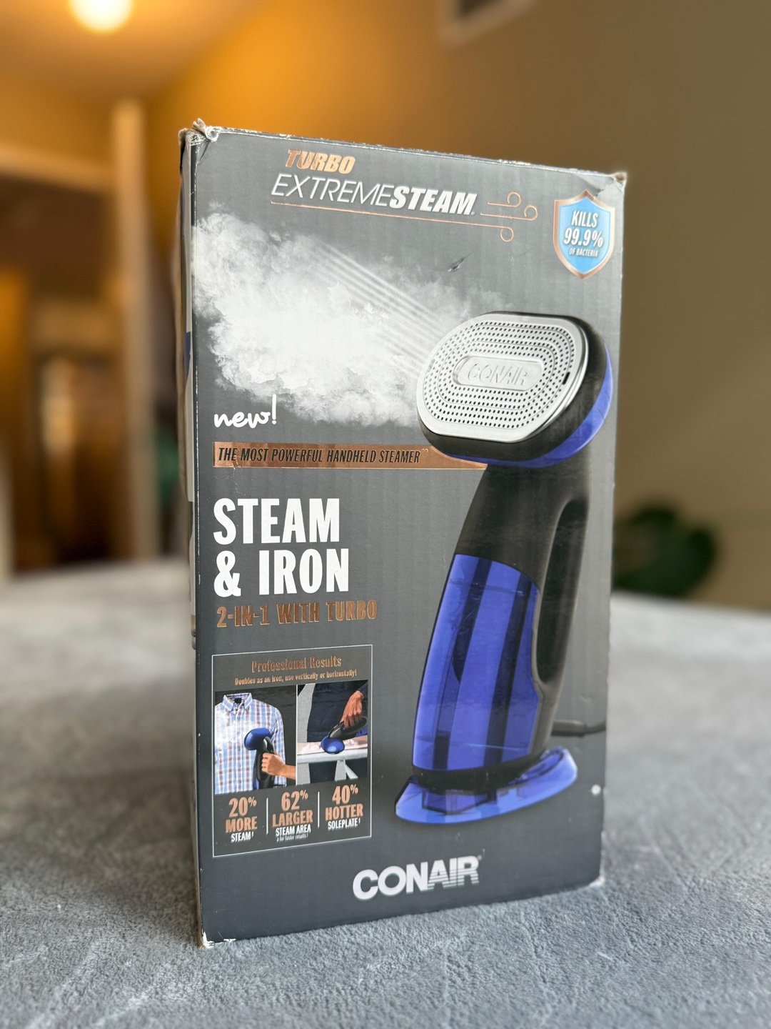 Conair Turbo ExtremeSteam Handheld Steamer & Iron