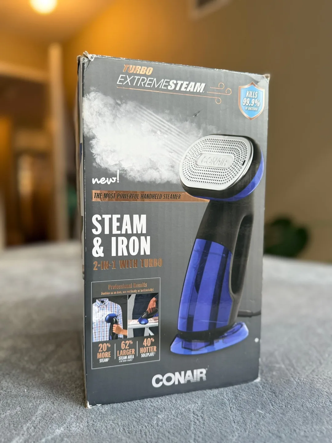 Conair Turbo ExtremeSteam Handheld Steamer & Iron thumbnail