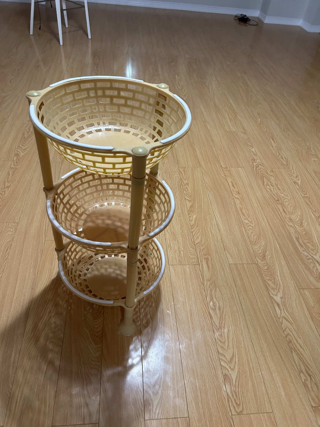 3-Tiered Plastic Storage Basket