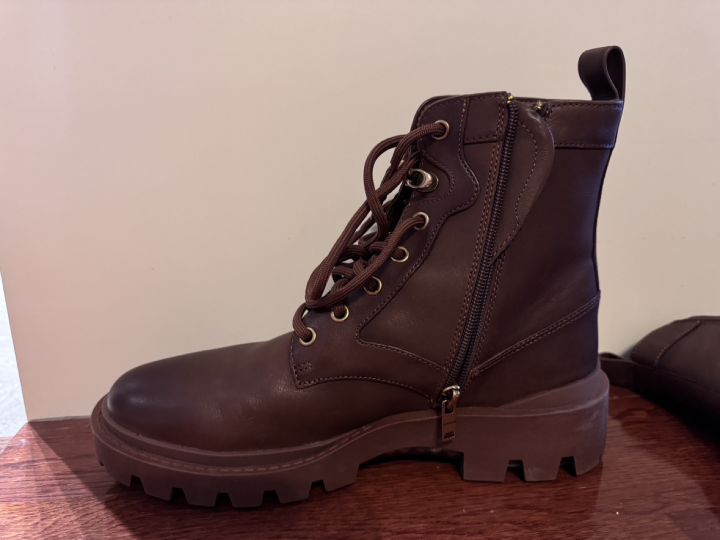 Men COACH CitySole Lace Up Boots Size 8 - photo 5