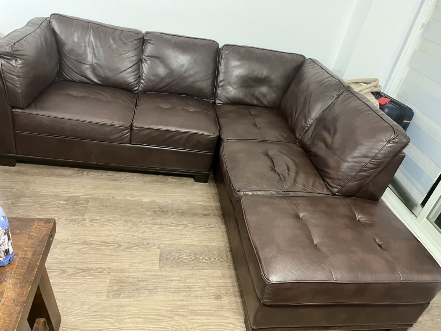 Leather Sectional Sofa - photo 2