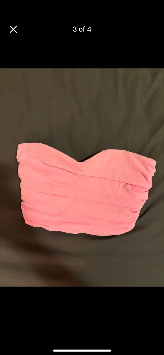 Zara Pink Tube Top image indicator(3)