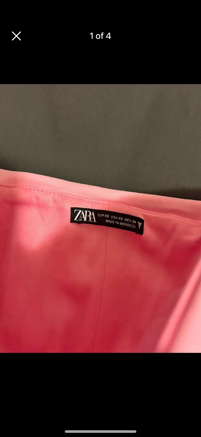 Zara Pink Tube Top image indicator(5)