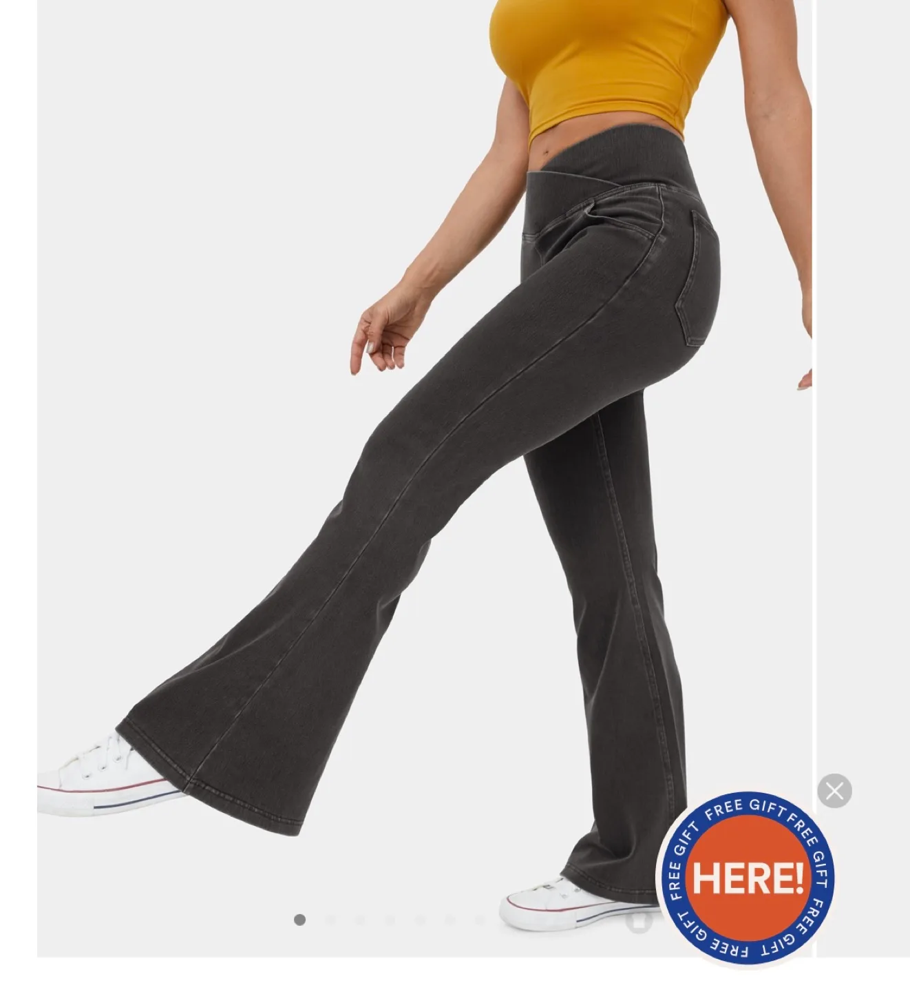 Halara magic jeans - High Waisted Flare Jeans image indicator(2)
