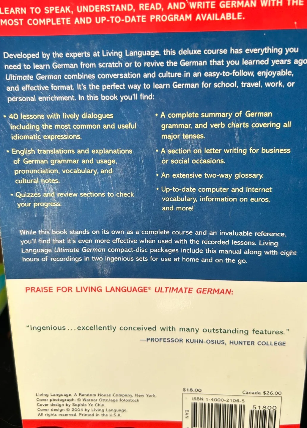 Living Language Ultimate German Textbook image indicator(2)