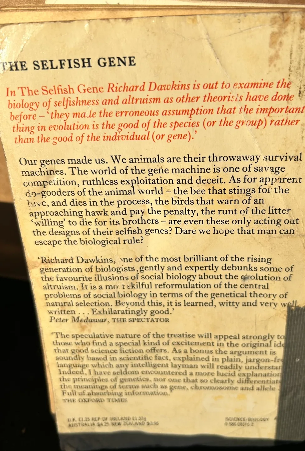 The Selfish Gene by Richard Dawkins image indicator(2)