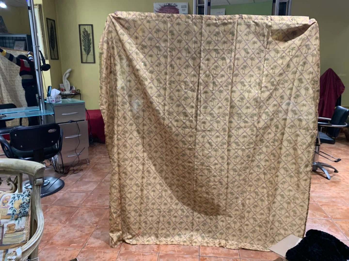 Tropical Palm Shower Curtain image indicator(3)