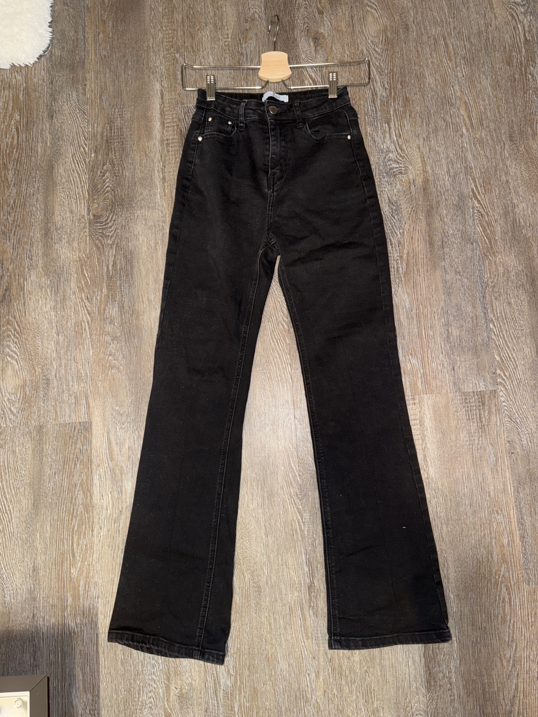 Black Flare Jeans