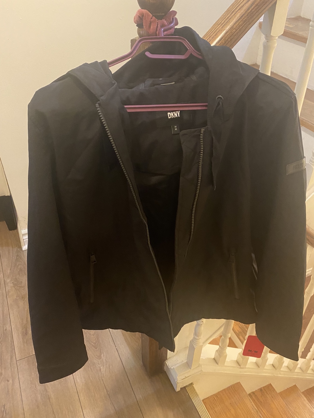 DKNY Men's Black Jacket Size M