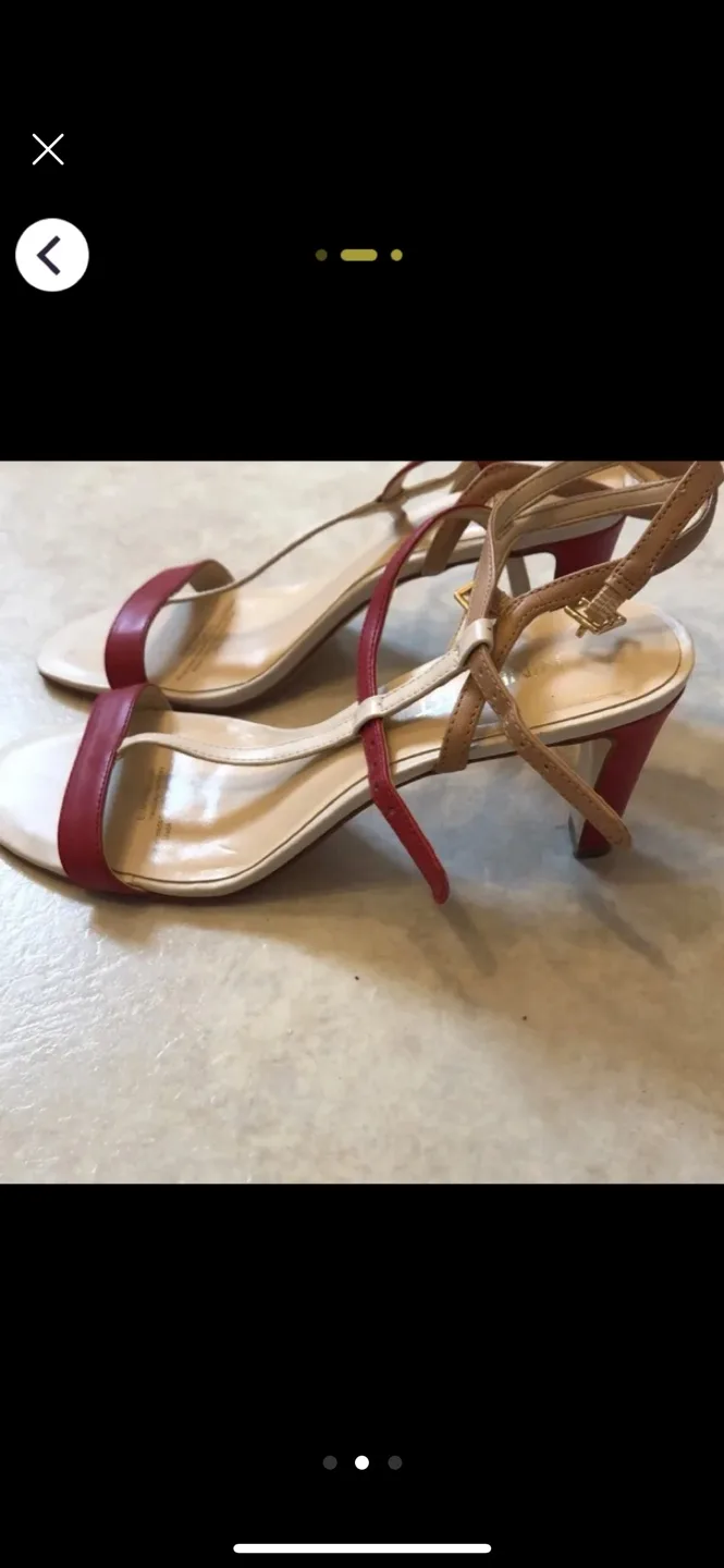 Strappy Nine West Heels Size 6.5 image indicator(2)