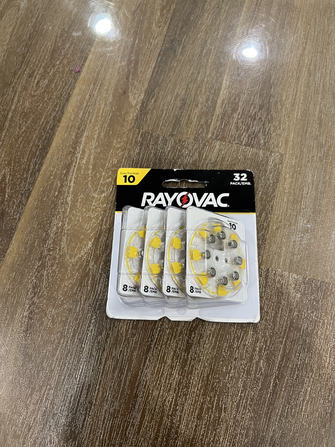 Rayovac Hearing Aid Batteries Size 10 - 32 Pack
