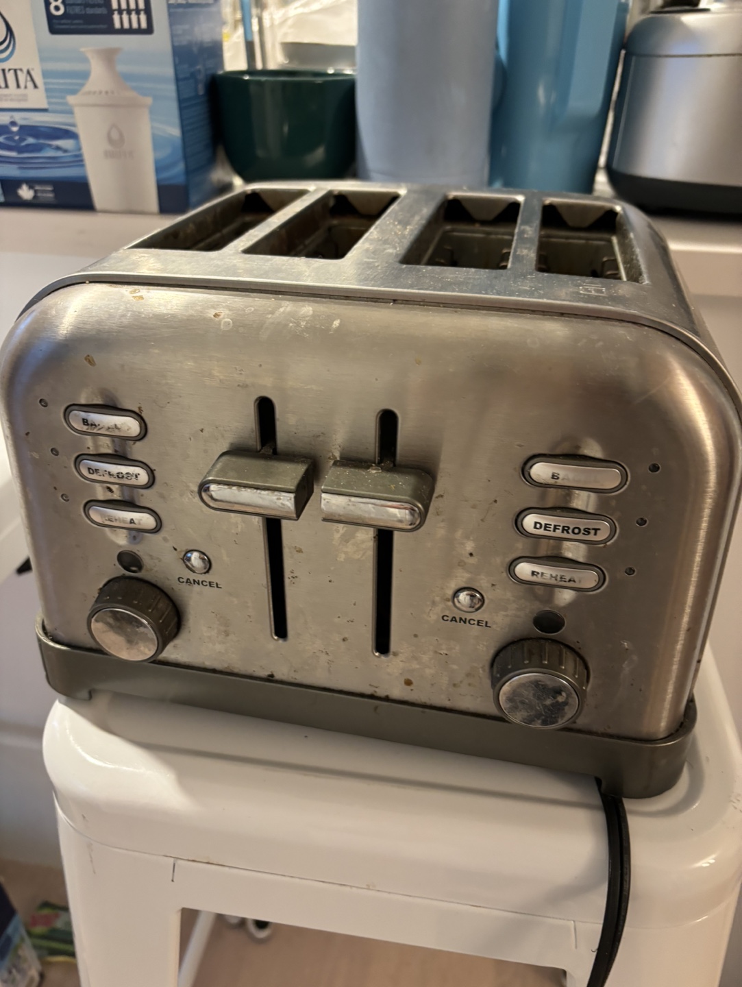 4 Slice Toaster but only 1 side works