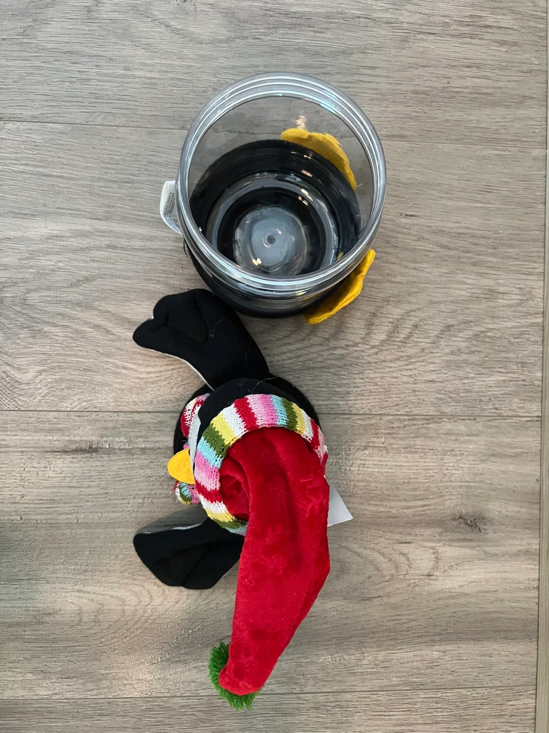 Plush Christmas Penguin Candy / Cookie Jar image indicator(3)