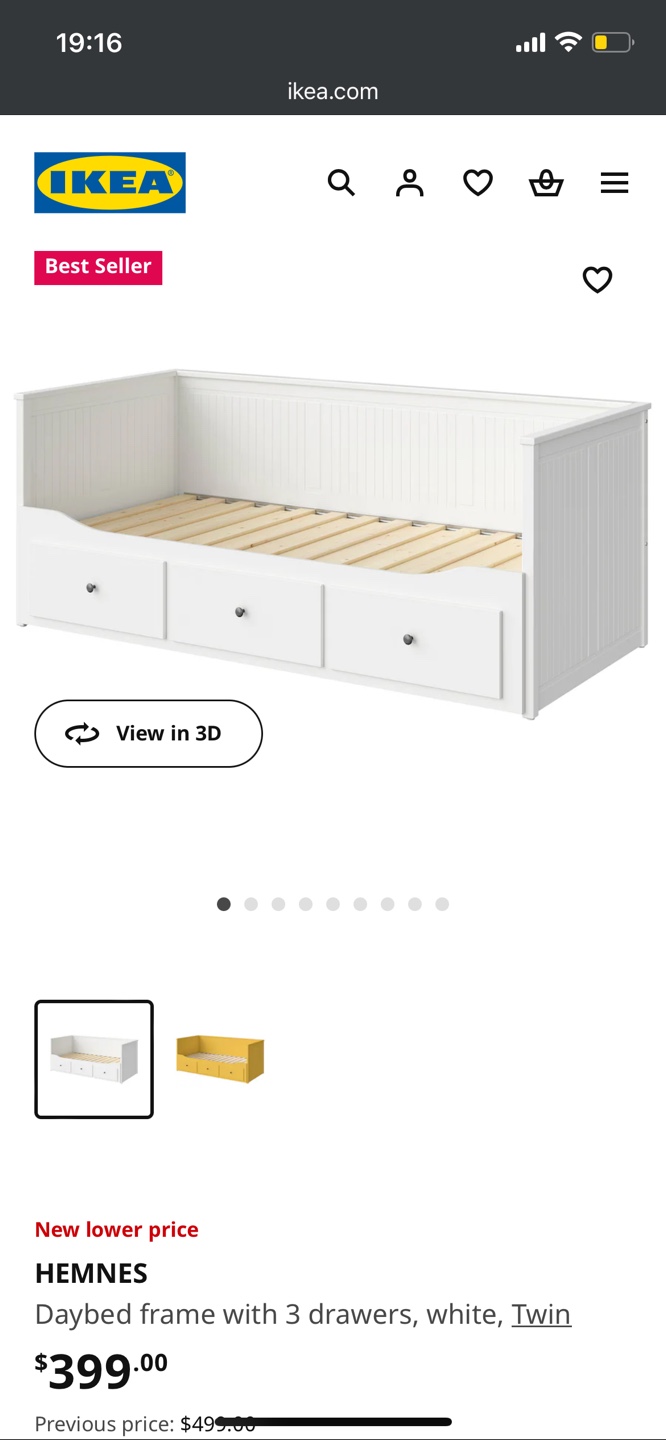 IKEA HEMNES Daybed Frame with 3 Drawers - photo 3