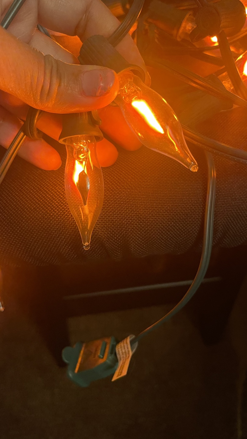 String of Flame Tip Lights - photo 2
