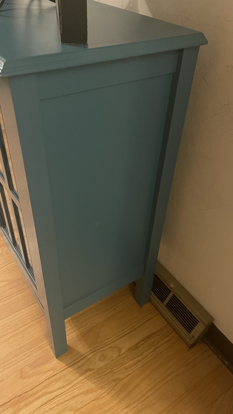 Blue Cabinet with Glass Doors check more pictures - photo 5