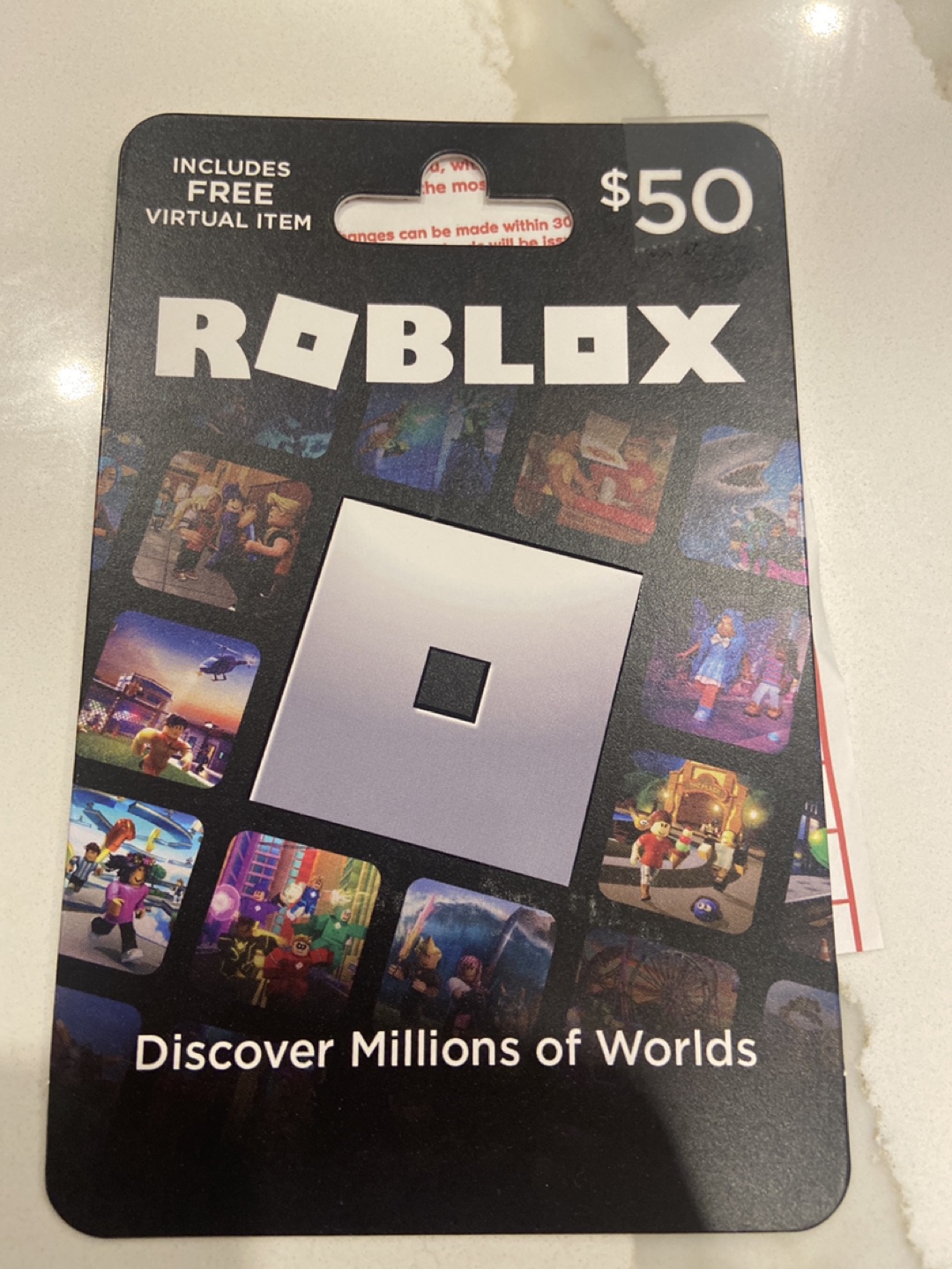 $50 Roblox Gift Card