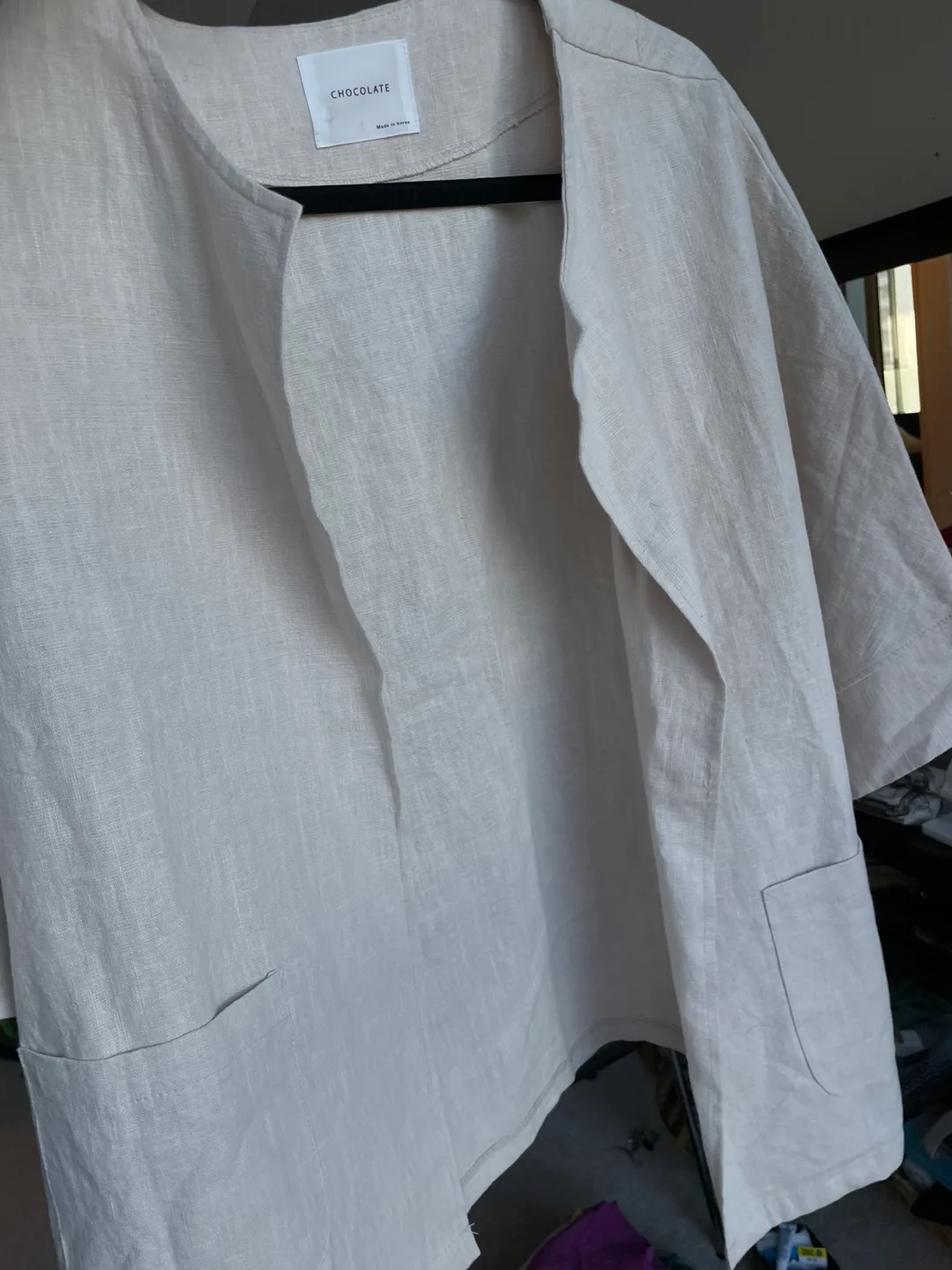 Chocolate Linen Jacket image indicator(3)