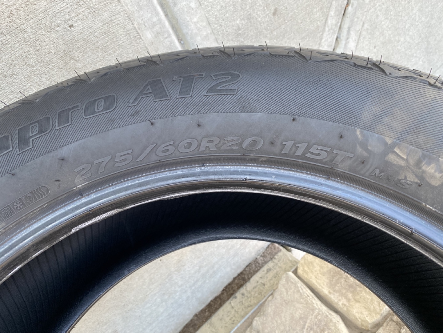 Hancook Dynapro AT2 275/60R20 Tires all season - photo 5