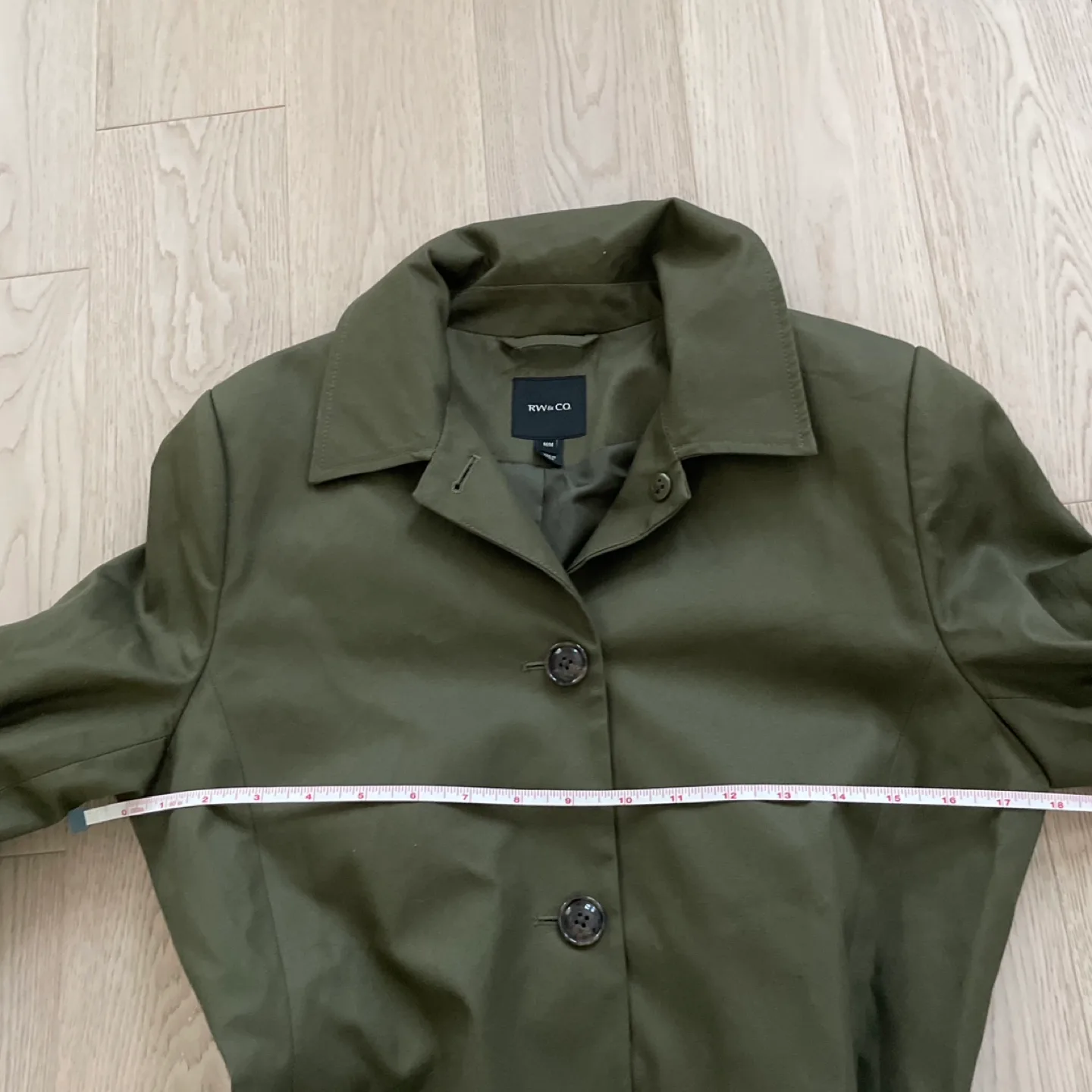 RW&CO. Green Trench Coat image indicator(5)