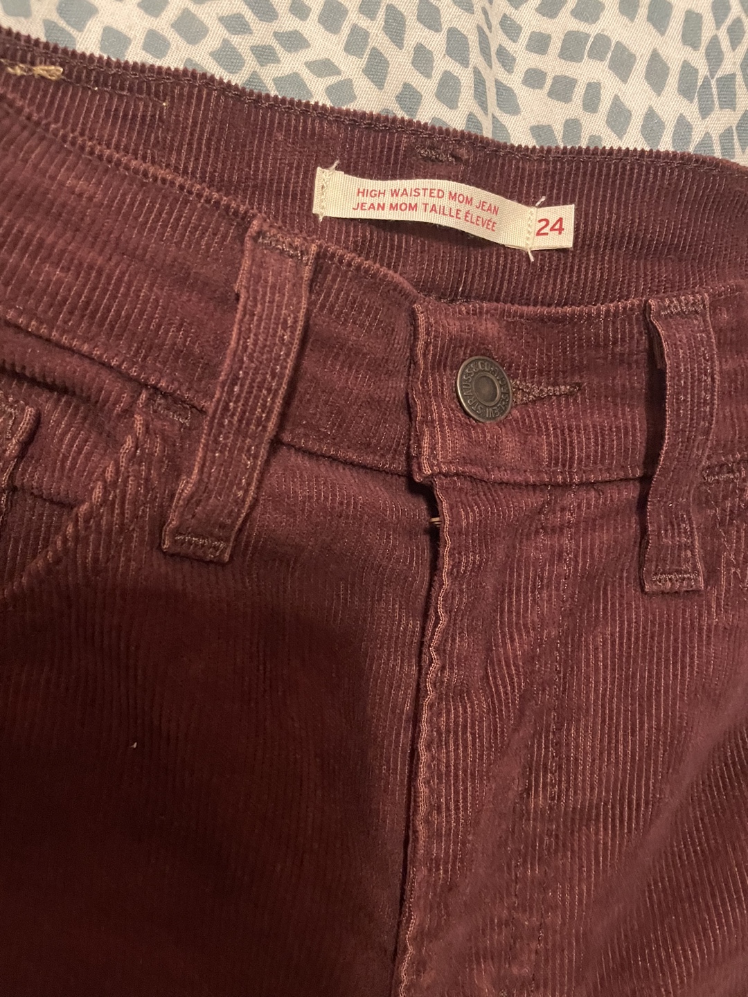 Levi's Corduroy High Waisted Mom Jeans - photo 3