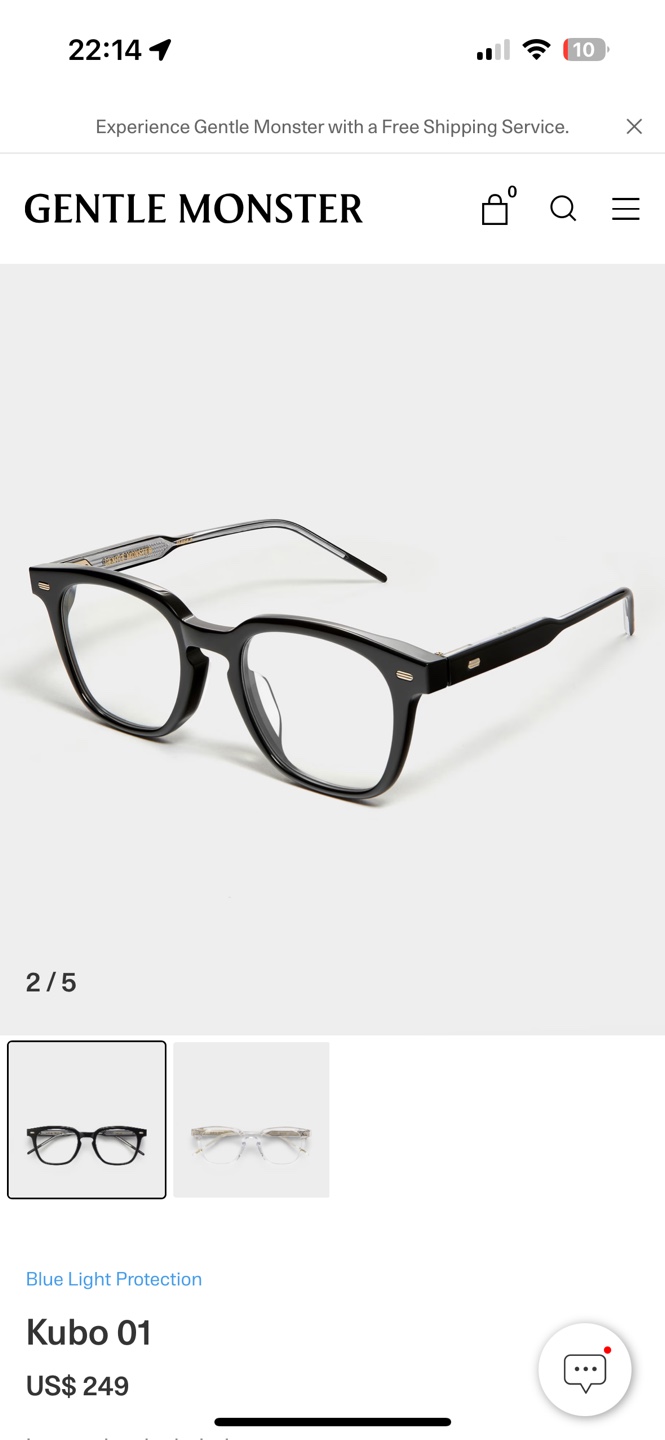 GENTLE MONSTER Kubo 01 Blue Light Glasses - photo 2