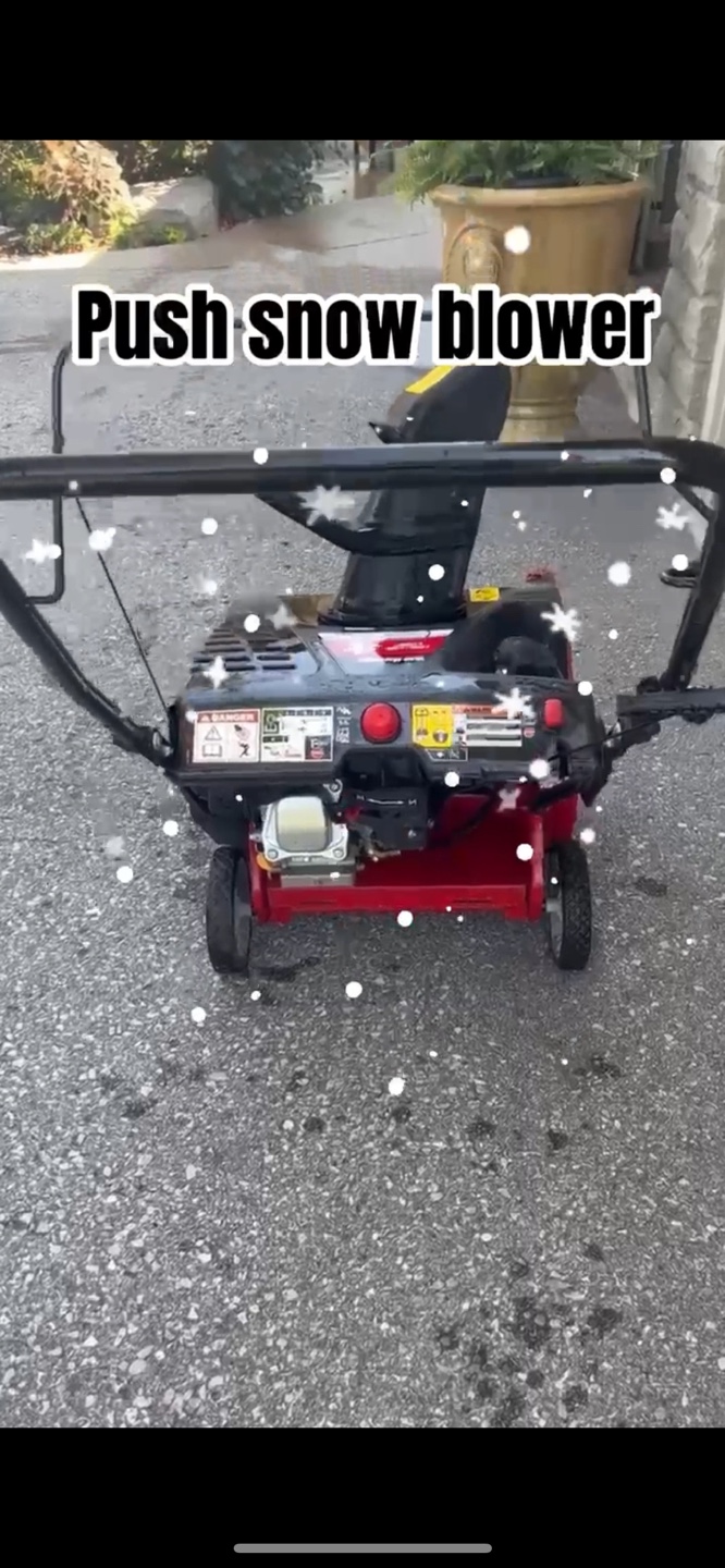 Yard Machines 21" 123cc Push Snow Blower