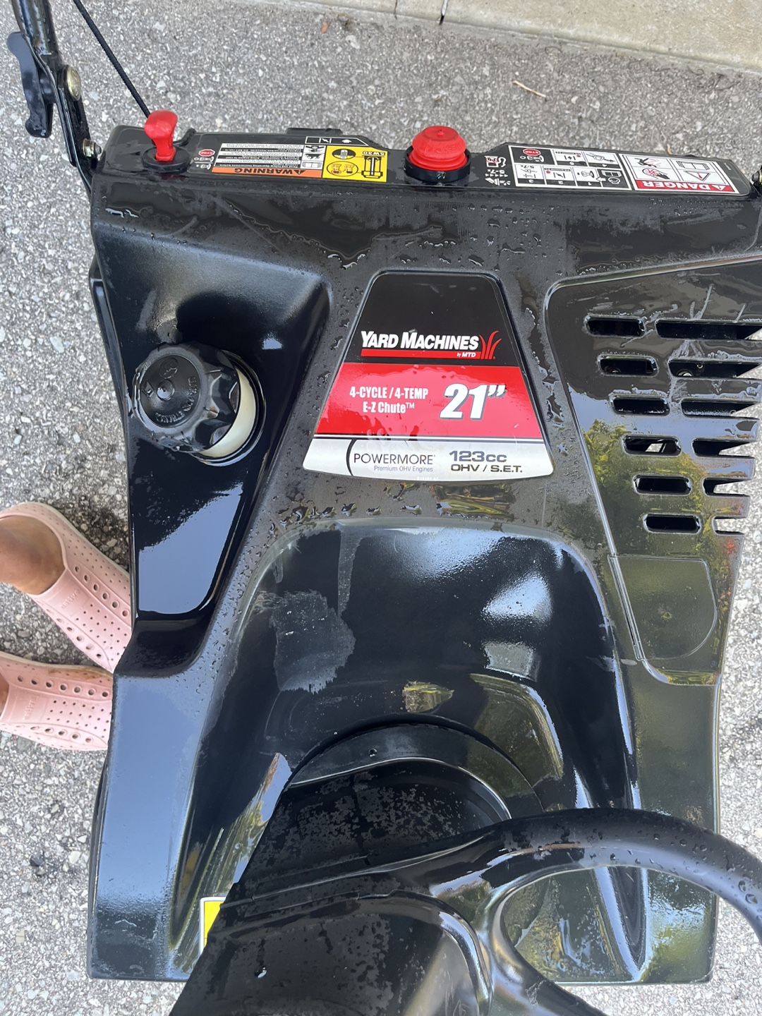 Yard Machines 21" 123cc Push Snow Blower - photo 3