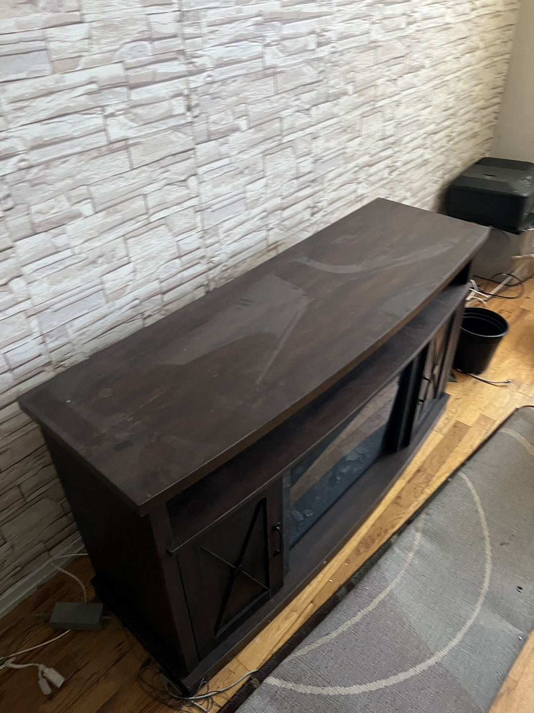 Tv stand with fire place 48” - photo 2