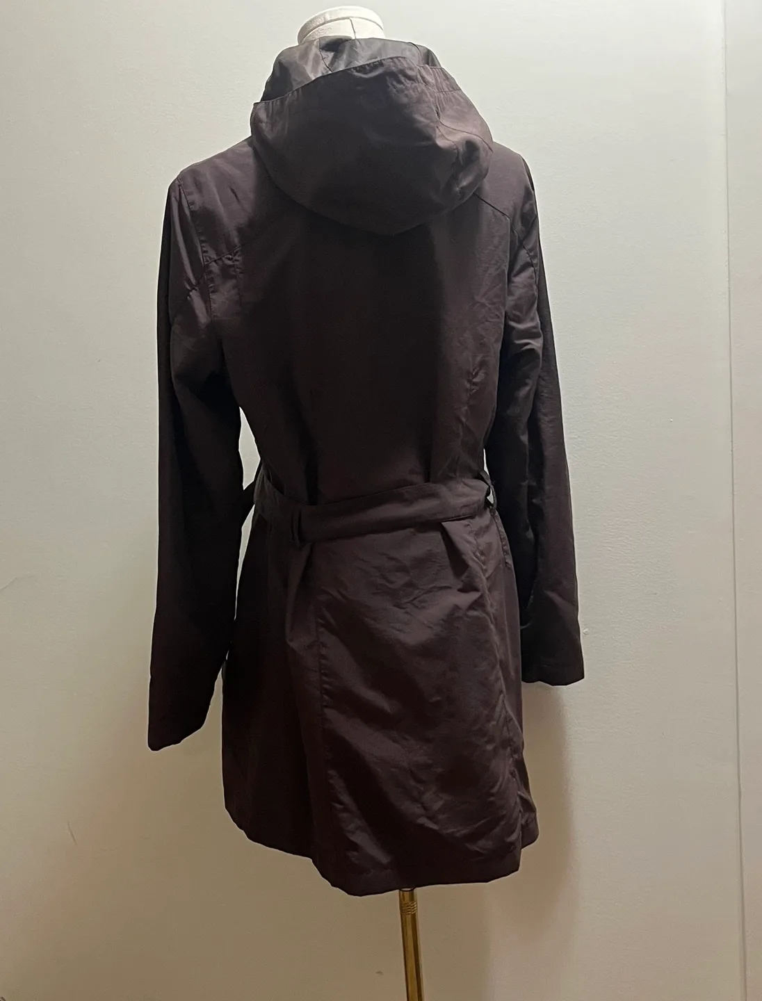 Avia women’s trench coat jacket brown, sz M image indicator(4)