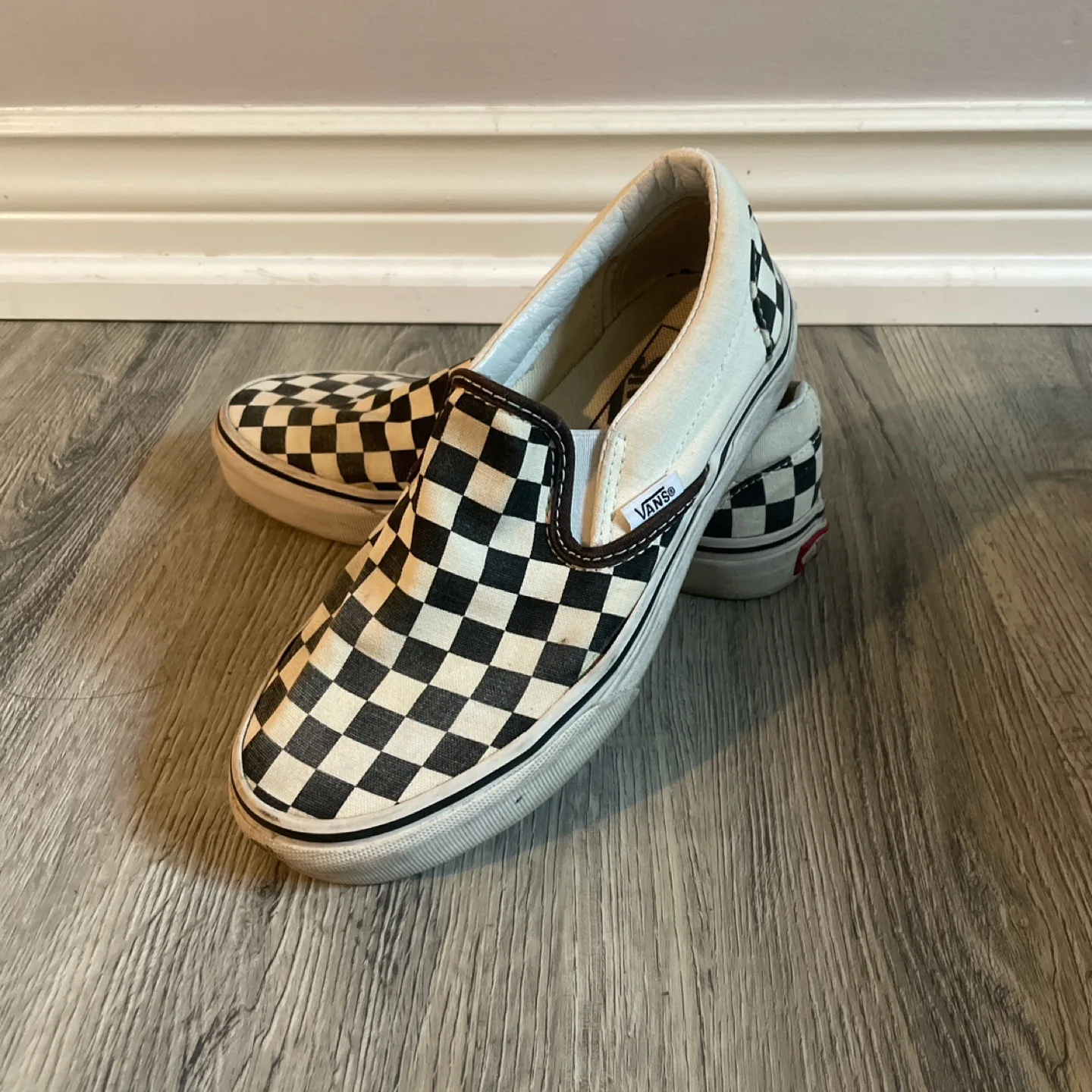 Vans Checkerboard Slip-Ons image indicator(2)