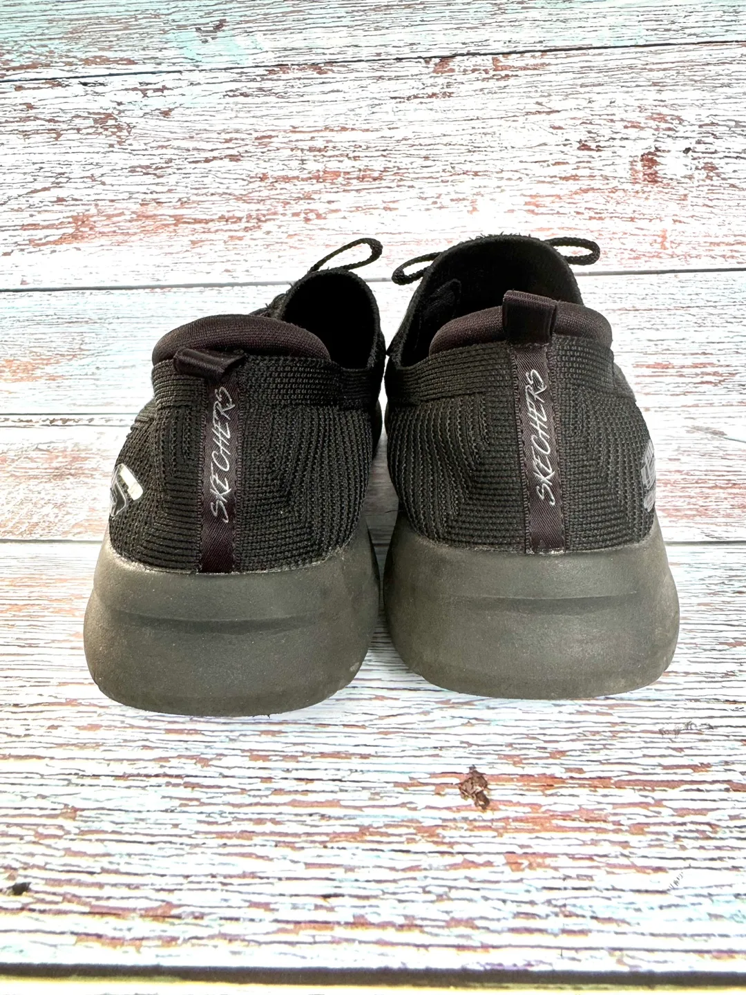 Skechers - Black Knit Running Shoes - Size 8 image indicator(2)