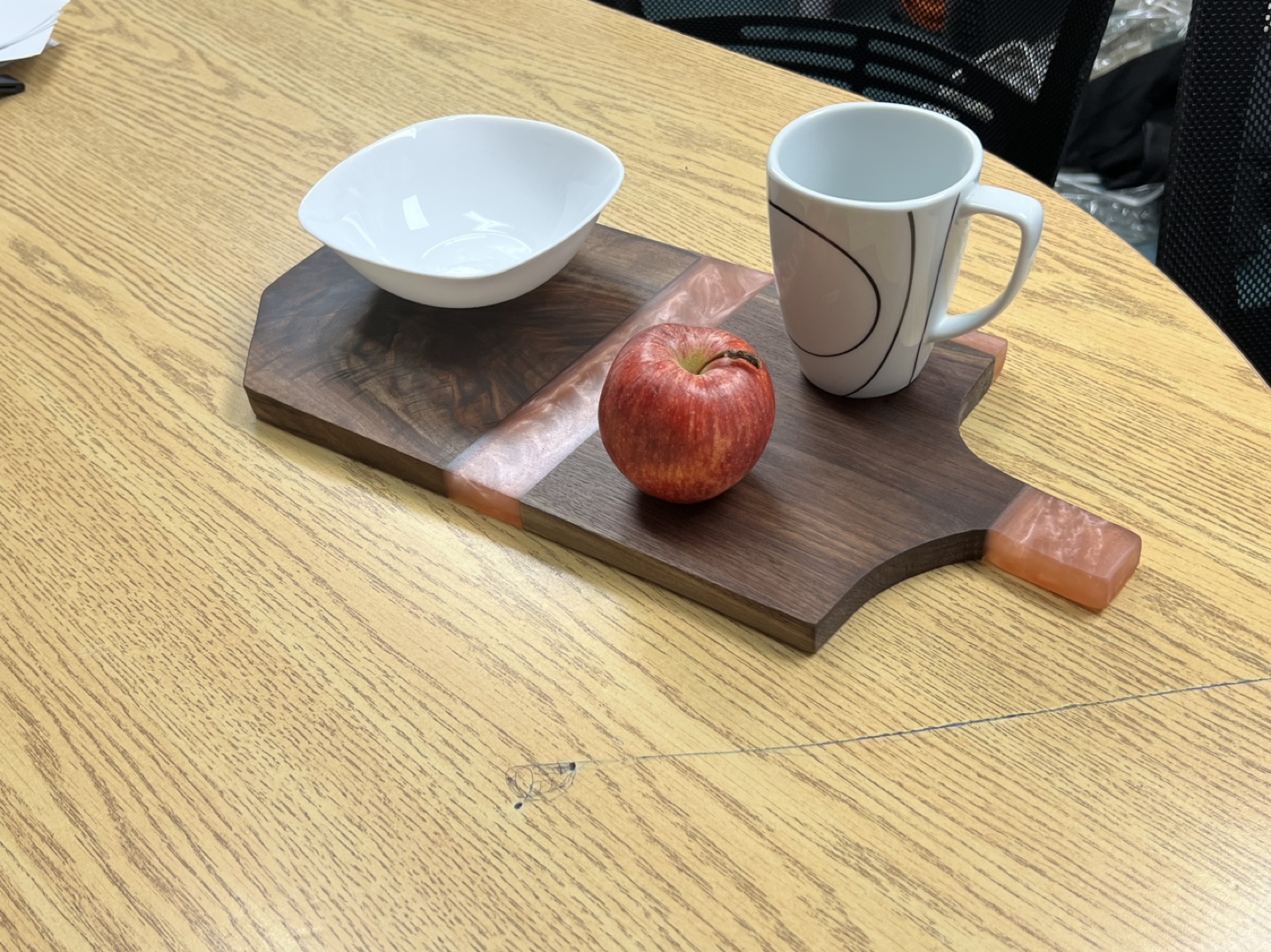 Walnut Cutting Board with Epoxy Inlay - photo 4