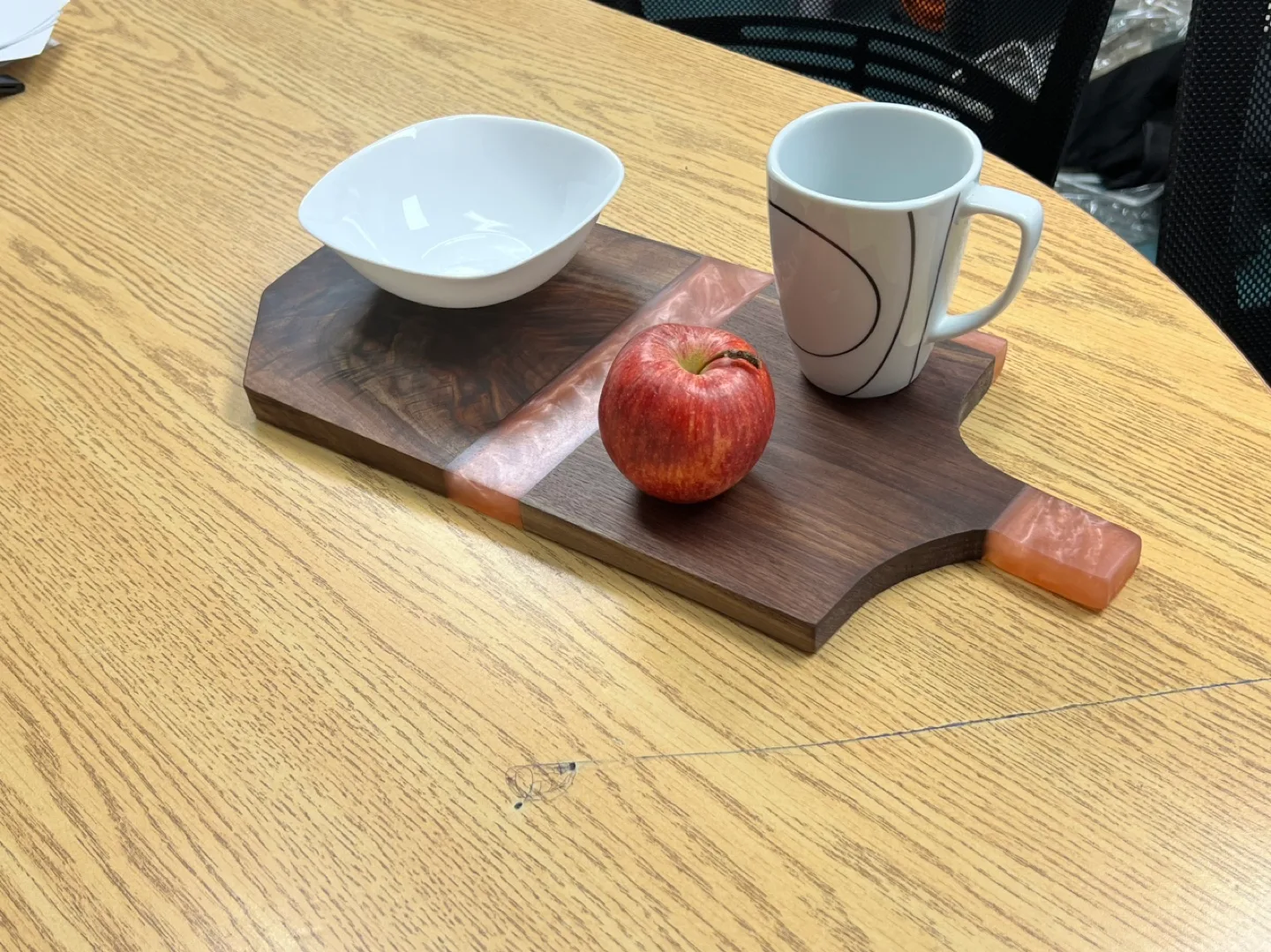 Walnut Cutting Board with Epoxy Inlay image indicator(4)