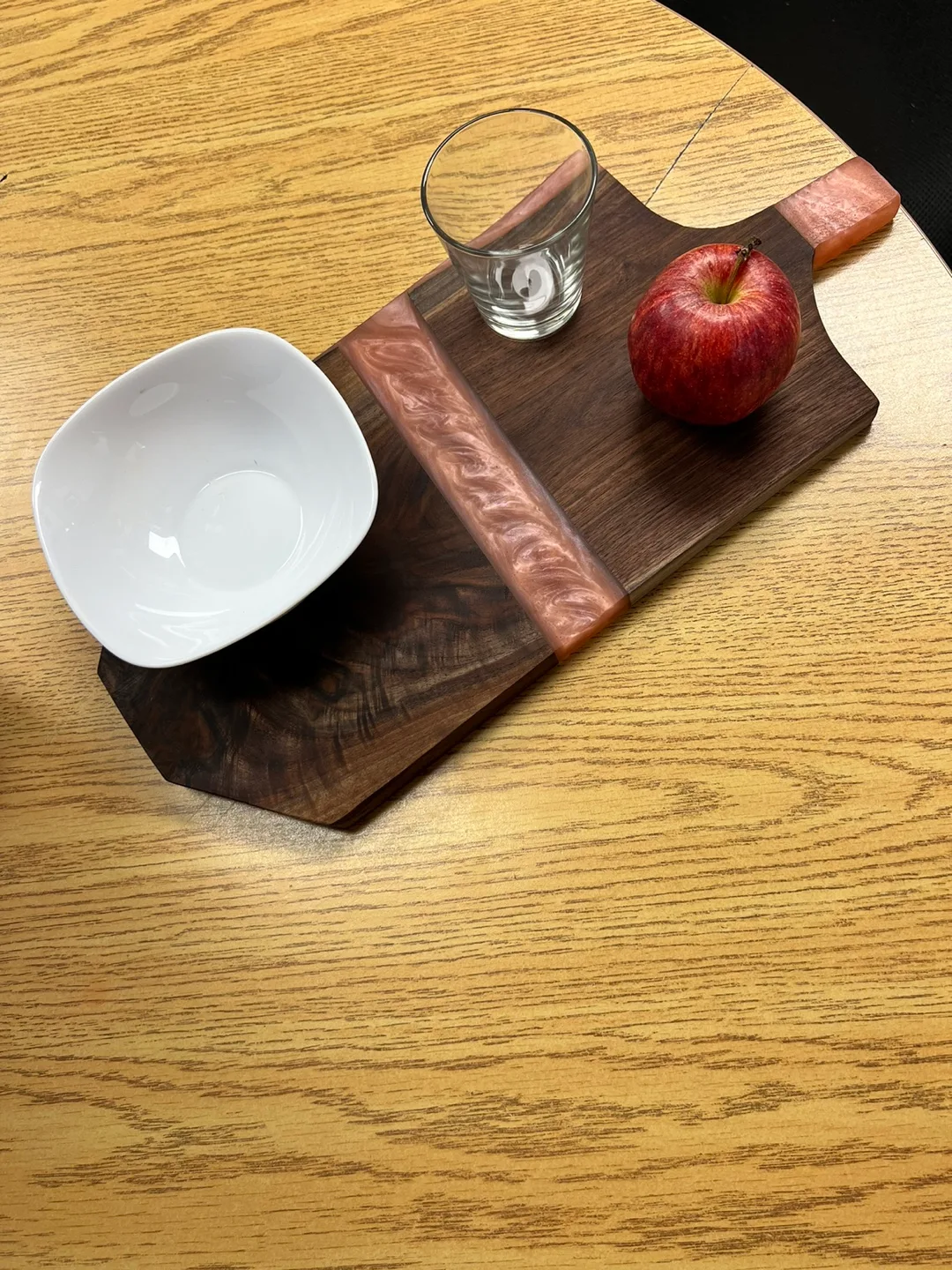 Walnut Cutting Board with Epoxy Inlay image indicator(2)