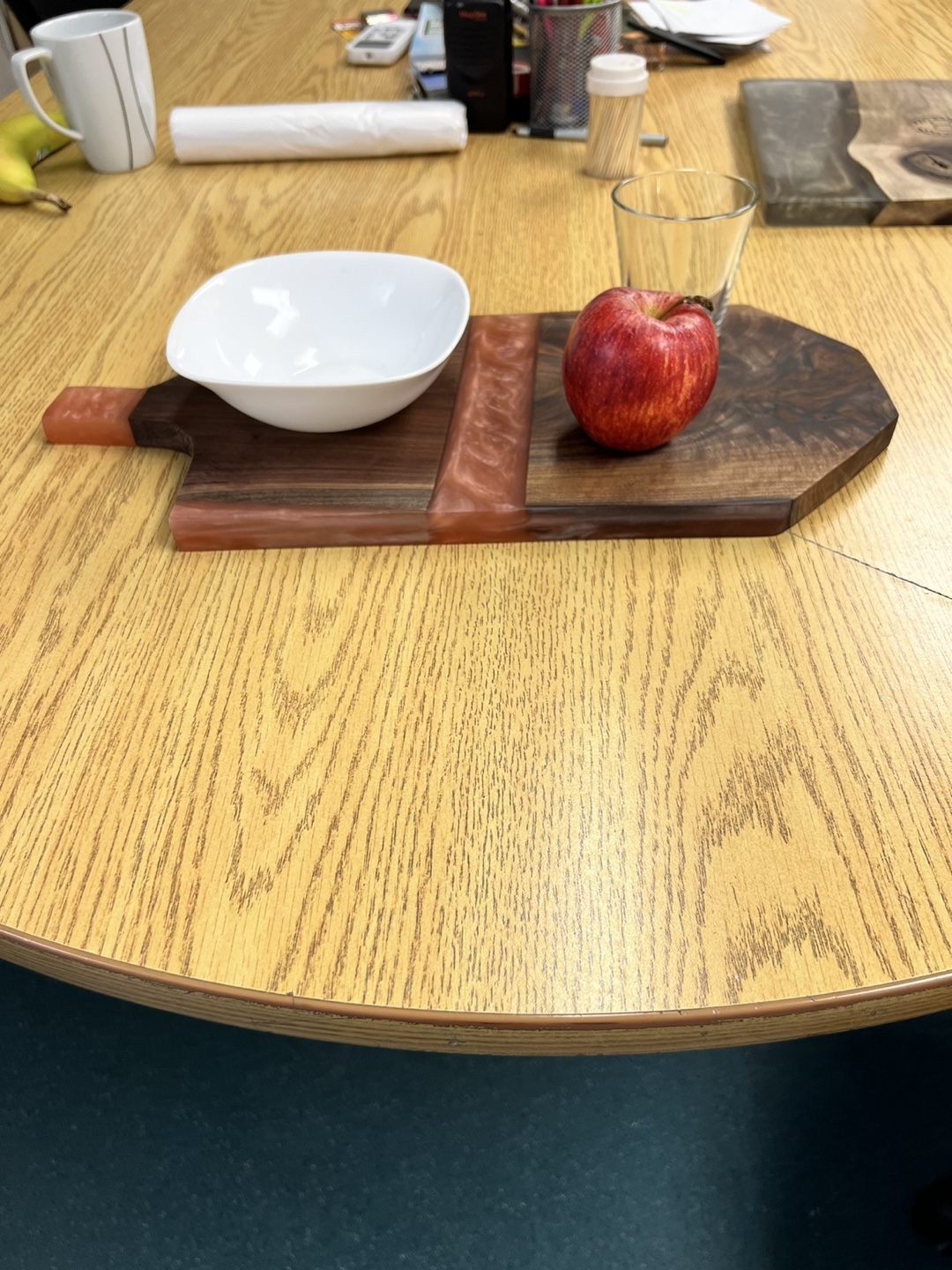 Walnut Cutting Board with Epoxy Inlay - photo 3