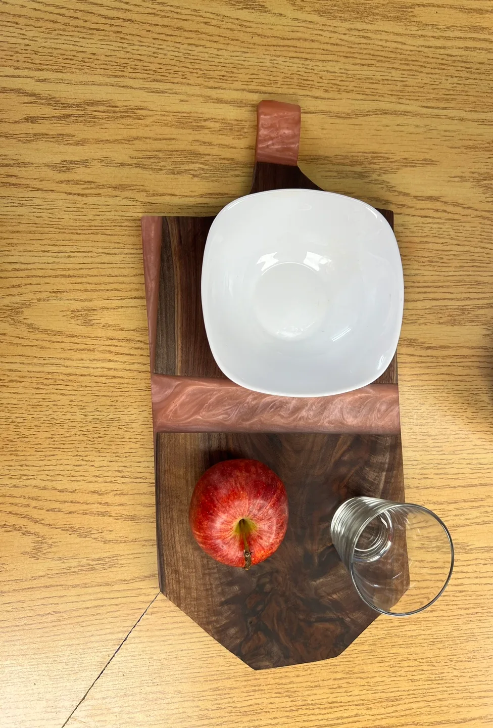 Walnut Cutting Board with Epoxy Inlay image indicator(5)