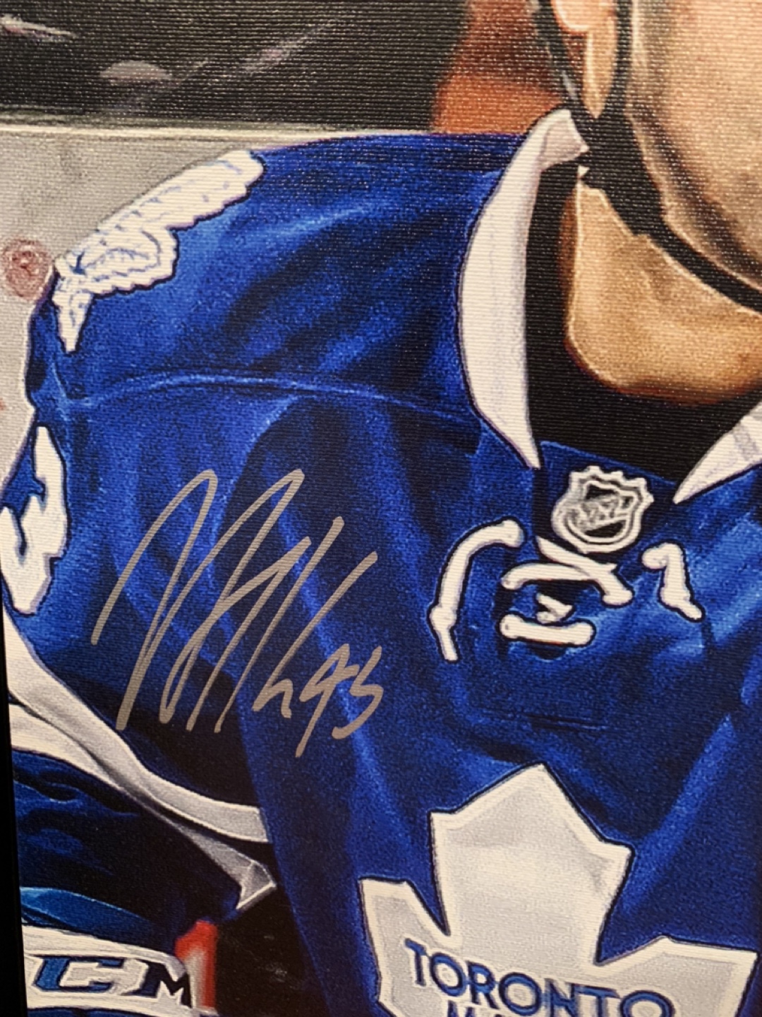 Nazem Kadri Signed Toronto Maple Leafs Canvas - photo 2