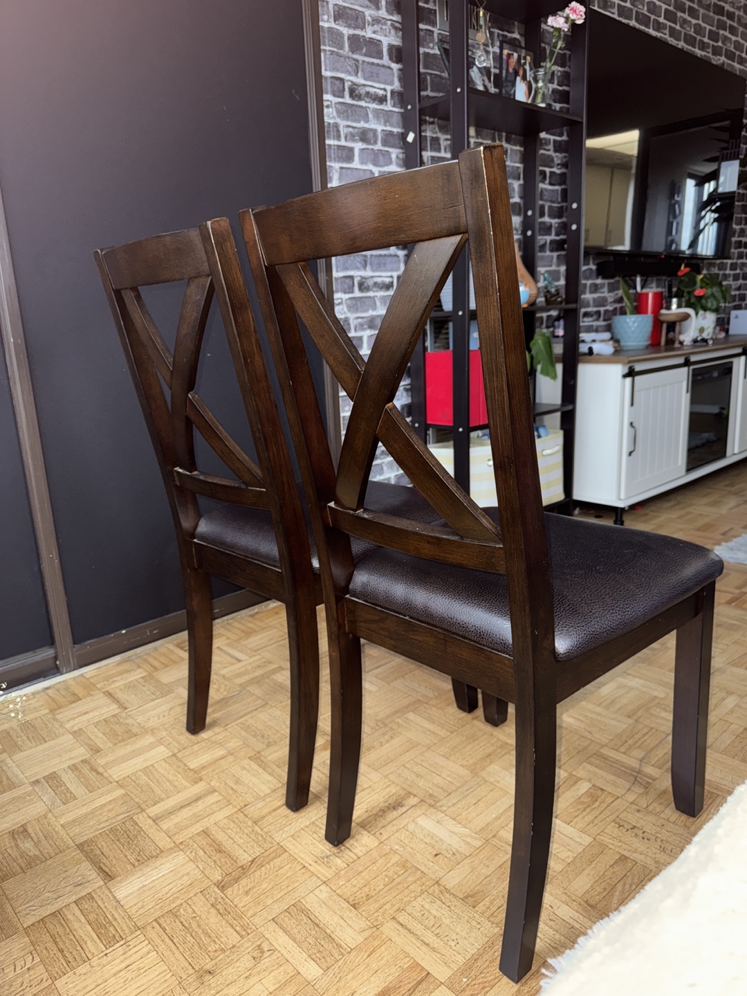 Set of 2 Dining Chairs